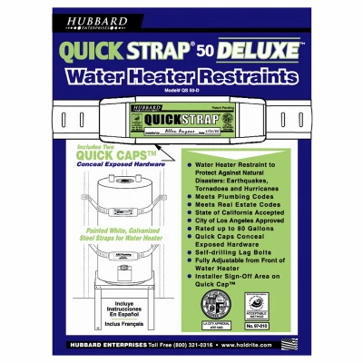 Quick Strap Deluxe Water Heater Bracing System