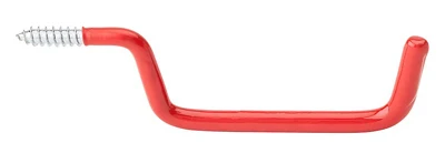 Ladder Hooks, Red Vinyl Coated