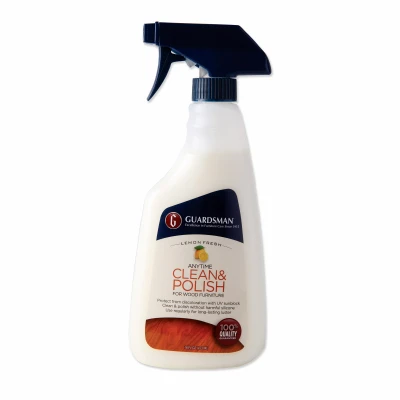 Clean & Polish Wood Furniture Cleaner, Lemon Scent, Trigger Spray, 16 oz.