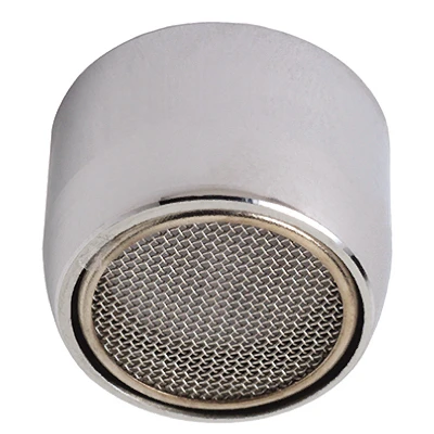 Chrome Plated Faucet Aerator with Slotless Design and 13/16-Inch Female Thread