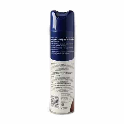 Clean and Polish Wood Furniture Cleaner Lemon Scent Aerosol 12.5 Ounce