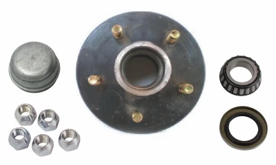 Trailer Hub Kit with Bearings and Seals for 3,500 Pound Axles