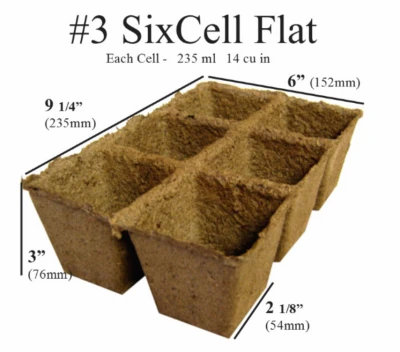 Seed Starting Tray, 3-In., 3-Pk.