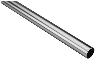 Closet Rod, Heavy-Duty, Satin Nickel, 6 Ft.