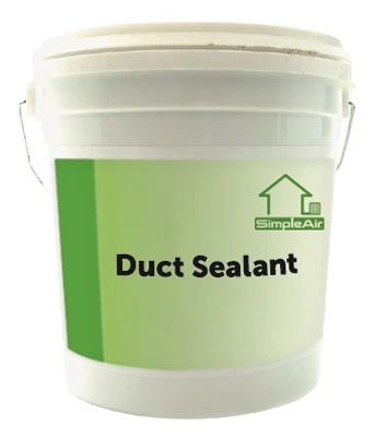 Duct Sealant, 1-gallon Fiber Reinforced For All Duct Systems