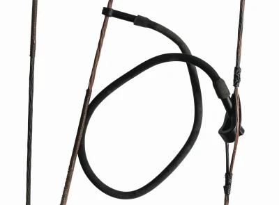 Automatic Peep Sight, Black, 1/4-inch For Short Bows With Latex Tubing