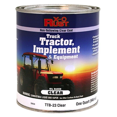 Rust Preventative Paint & Primer, Direct to Metal, Truck, Tractor, Implement & Equipment, Gloss Clear, 1 Qt.