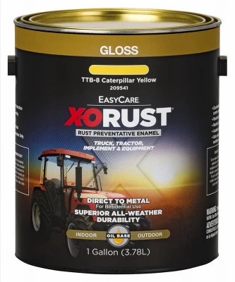 Rust Preventative Paint & Primer, Direct to Metal, Truck, Tractor, Implement & Equipment, Caterpillar Yellow, 1 Gallon