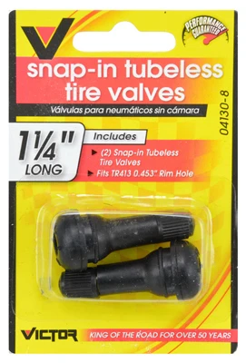 Tubeless Tire Vale, TR413, 2-Ct.