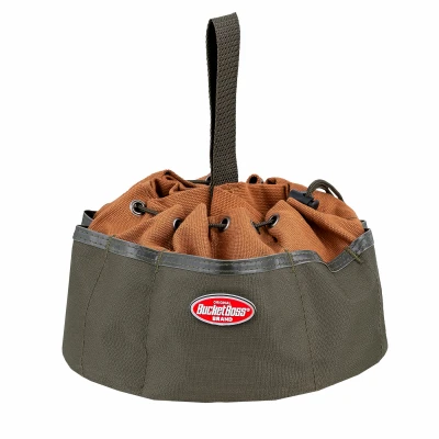 Canvas Parachute Bucket Tool Bag, 19 Pockets
