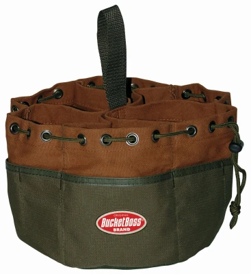 Canvas Parachute Bucket Tool Bag, 19 Pockets
