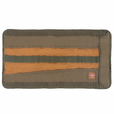 Canvas Tool Roll with Multiple Pockets for Organizing Hand Tools and Accessories
