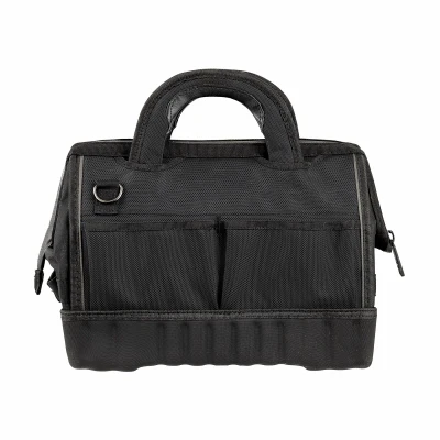 Pro Gate Mouth Tool Bag 14 Inch Durable Construction with Multiple Pockets