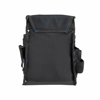 Electrician's Pouch with Multiple Compartments and Durable Construction for Tool Storage