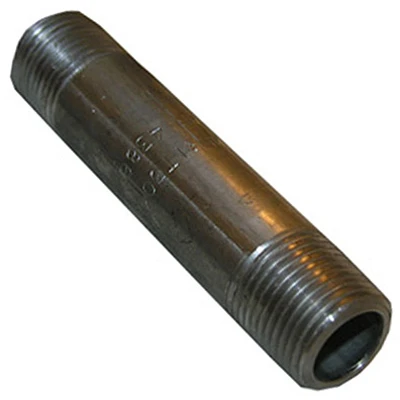 Stainless Steel Pipe Nipple, 3/8" X 3", Type 304, Male Threaded