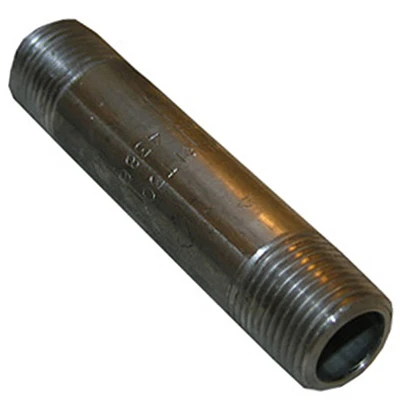Stainless Steel Pipe Nipple, 3/8 x 5 In.
