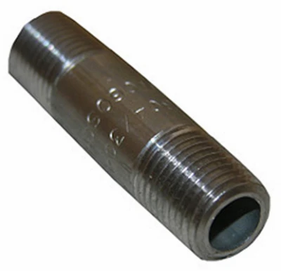 Stainless Steel Pipe Nipple, 1/4 x 3 In.
