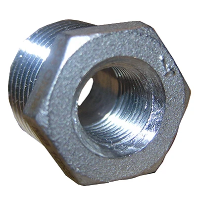 Stainless Steel Reducing Hex Bushing, 1/4 x 1/8 In.