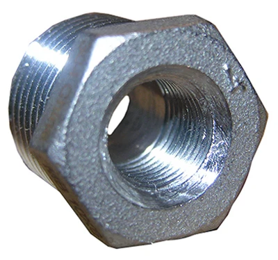 Stainless Steel Reducing Hex Bushing, 3/8 x 1/4 In.