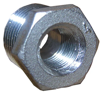 Stainless Steel Reducing Hex Bushing, 1/2 x 3/8 In.