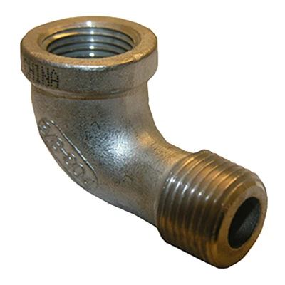 Stainless Steel 90-degree Street Elbow, 1/4 Inch, Type 304, 150 Lb Rated