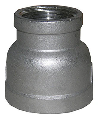 Stainless Steel Bell Reducer, 1/4" X 1/8", Type 304, Female X Female