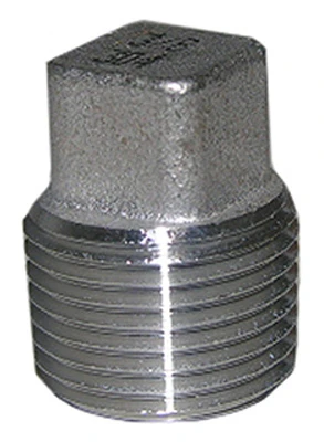 Stainless Steel Pipe Plug, One Quarter Inch, Durable Corrosion Resistant