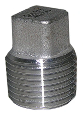 Stainless Steel Pipe Plug, 3/8 Inch, Durable Corrosion Resistant