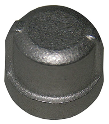 Stainless Steel Pipe Cap, One Quarter Inch Diameter, Durable Corrosion Resistant