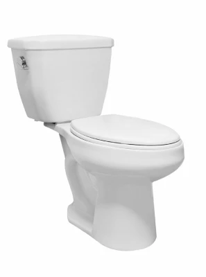 Berlin Series Cato Pack Toilet-to-go, Elongated White, 17-inch Ada Height