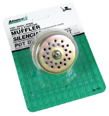 Exhaust Pancake Replacement Muffler for Mowers, 1/2-In.