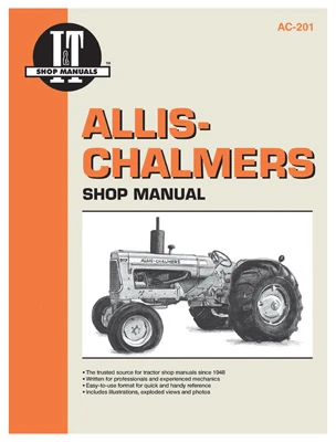 Allis-chalmers Diesel Tractor Manual Ac-201 For Models D-10 To D-175