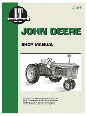 John Deere Gas Tractor Manual For Models 3010, 3020, 4000, 4010, 4020, 4320, 4520, 4620, 5010, 5020, 6030