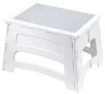 Folding Step Stool, Plastic