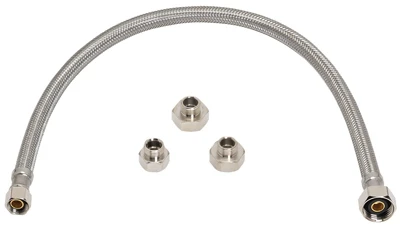 Homewerks Worldwide 3/8-in Compression 16-in Braided Stainless Steel Faucet Supply Line Homewerks Worldwide 3/8-in Compression 16-in Braided Stainless Steel Faucet Supply Line
