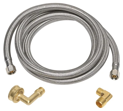 Dishwasher Supply Line, 3/8 x 72 In.