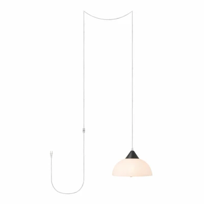 11 Inch Plug-in Portable Pendant Light With Adjustable Cord And Vintage Charm