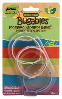 Citronella Plus Mosquito Repellent Band, 3-Pk.