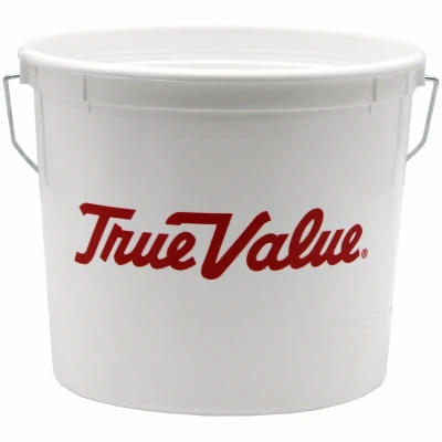 5-Qt. White Plastic Paint Pail