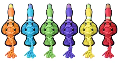 Cross-Ropes Duck Dog Toy, 11.5 In