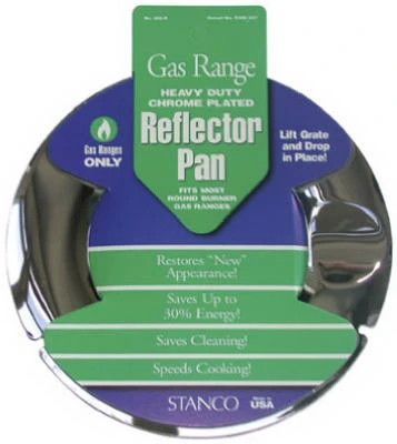 Gas Range Reflector Pan, Round, 7 In.