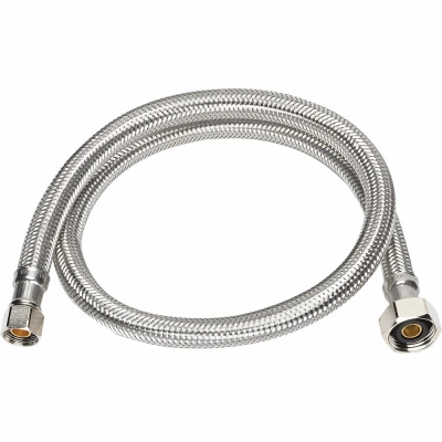 Braided Stainless Steel Faucet Supply Line, 1/2 X 3/8 X 20 Inches, Model 7223-20-38-3-hw