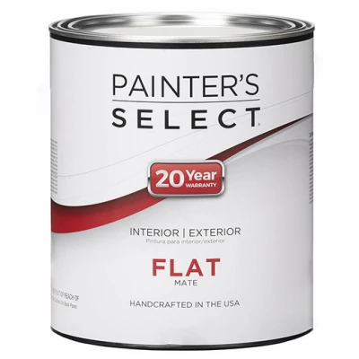 Acrylic Latex Paint Neutral Base Flat Finish Interior and Exterior 1 Quart