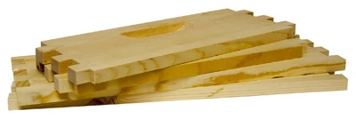 Beekeeping Honey Super Box, Unassembled, Medium - Ponderosa Pine For Langstroth Hives