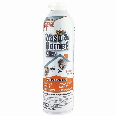 Revenge Wasp, Hornet & Yellow Jacket Killer, Kills Entire Nest, 15 oz. Ready-to-Use Aerosol Spray