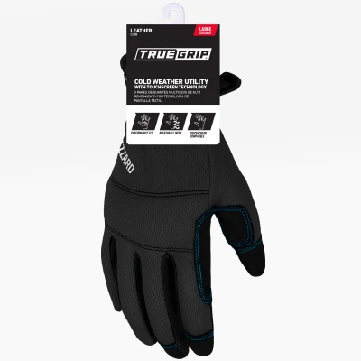 Winter Blizzard Gloves, 40G Thinsulate, Touchscreen Compatible, L