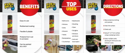 FLEX SEAL Rubber Sealant Coating, Brown, 14-oz.