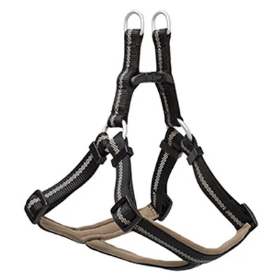 Terrain Reflective Dog Harness Large, Adjustable, Neoprene Lined, Black