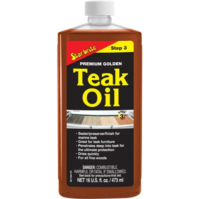 Premium Teak Oil, 16 oz.