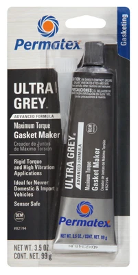 Ultra Grey RTV Silicone Gasket Maker, 3.5 oz.
